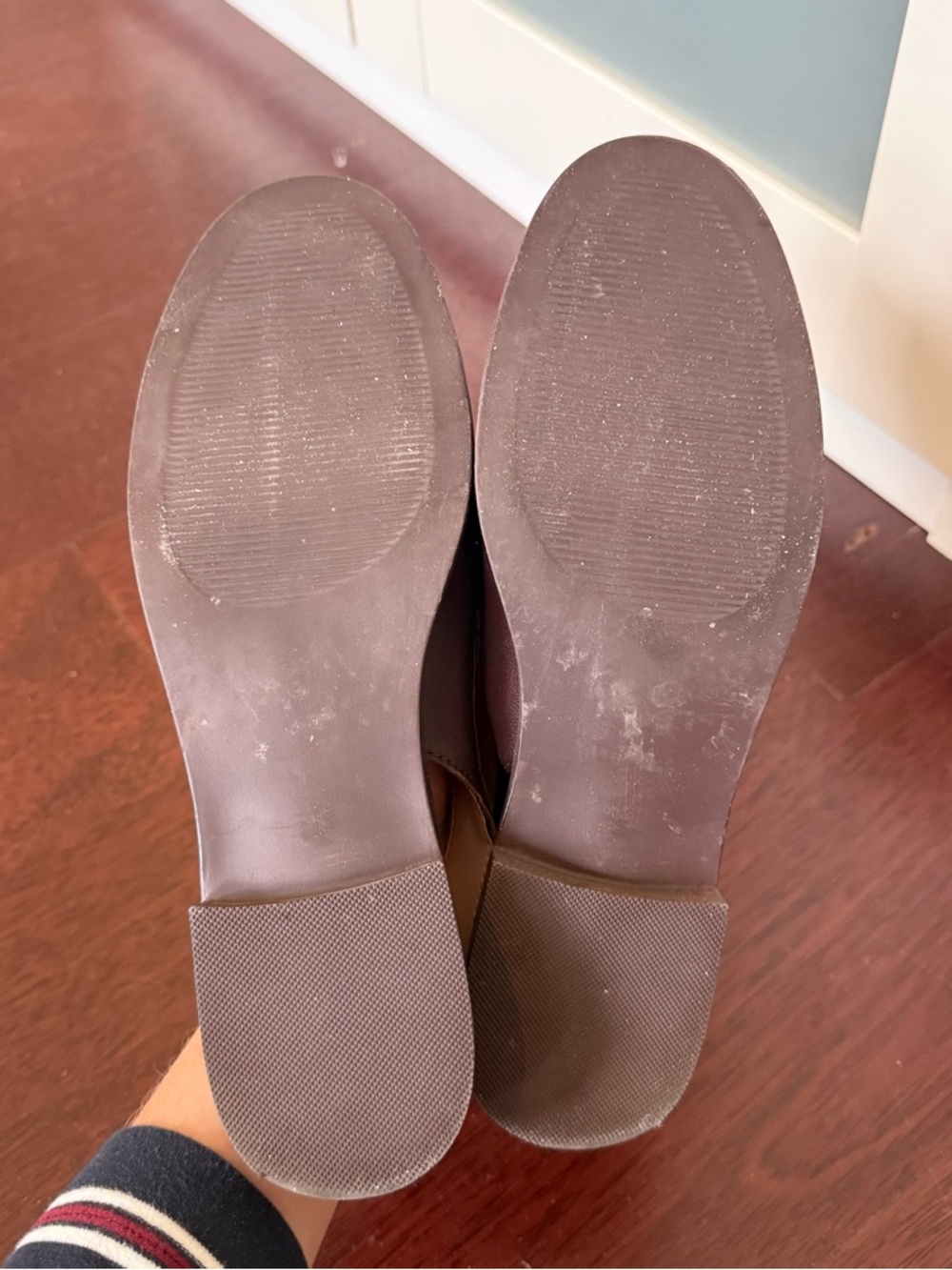 Steve Madden Dark Brown Leather Slingback Loafer - Picture 5 of 5